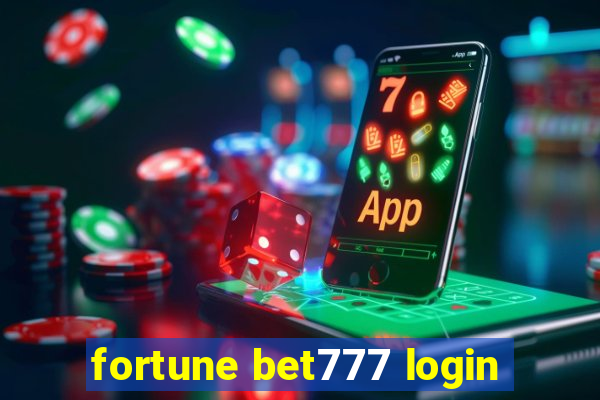 fortune bet777 login